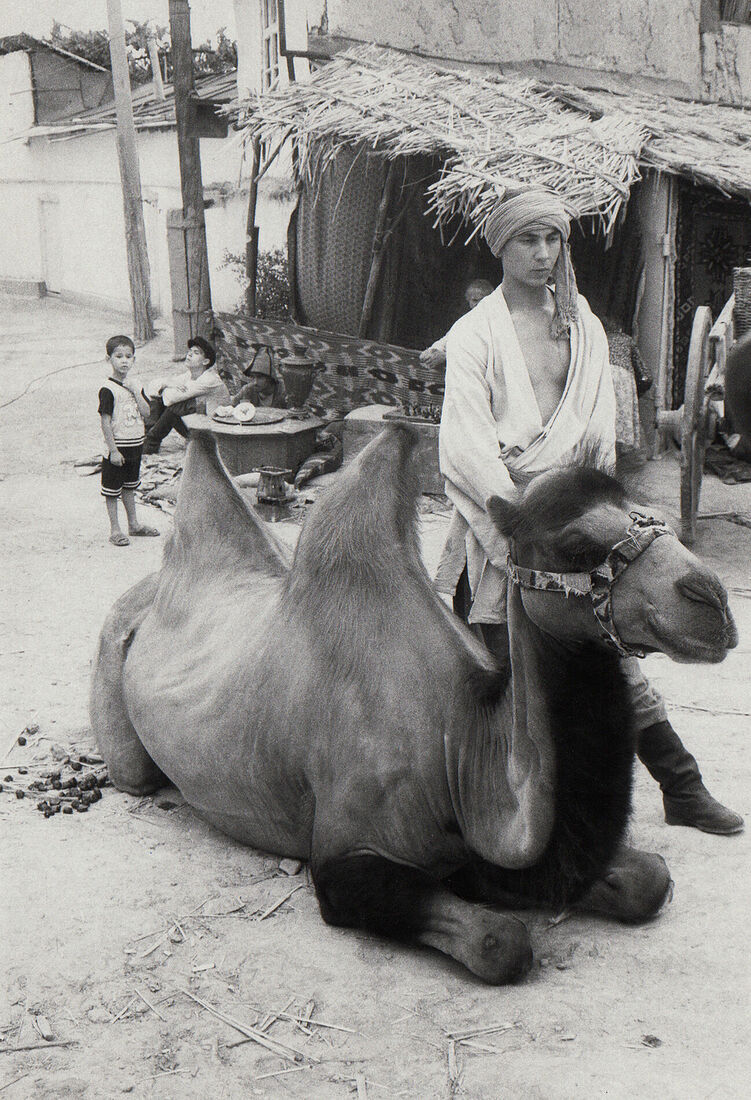 На съёмках фильма "Побег из Гулага".  Ташкент, 2001