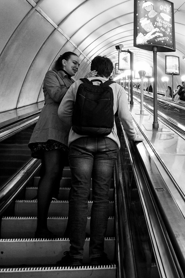 В Питерском метро. 2025